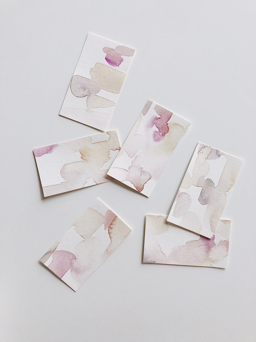 Hand Painted Place Cards, 50 Pack Lumaca Paper